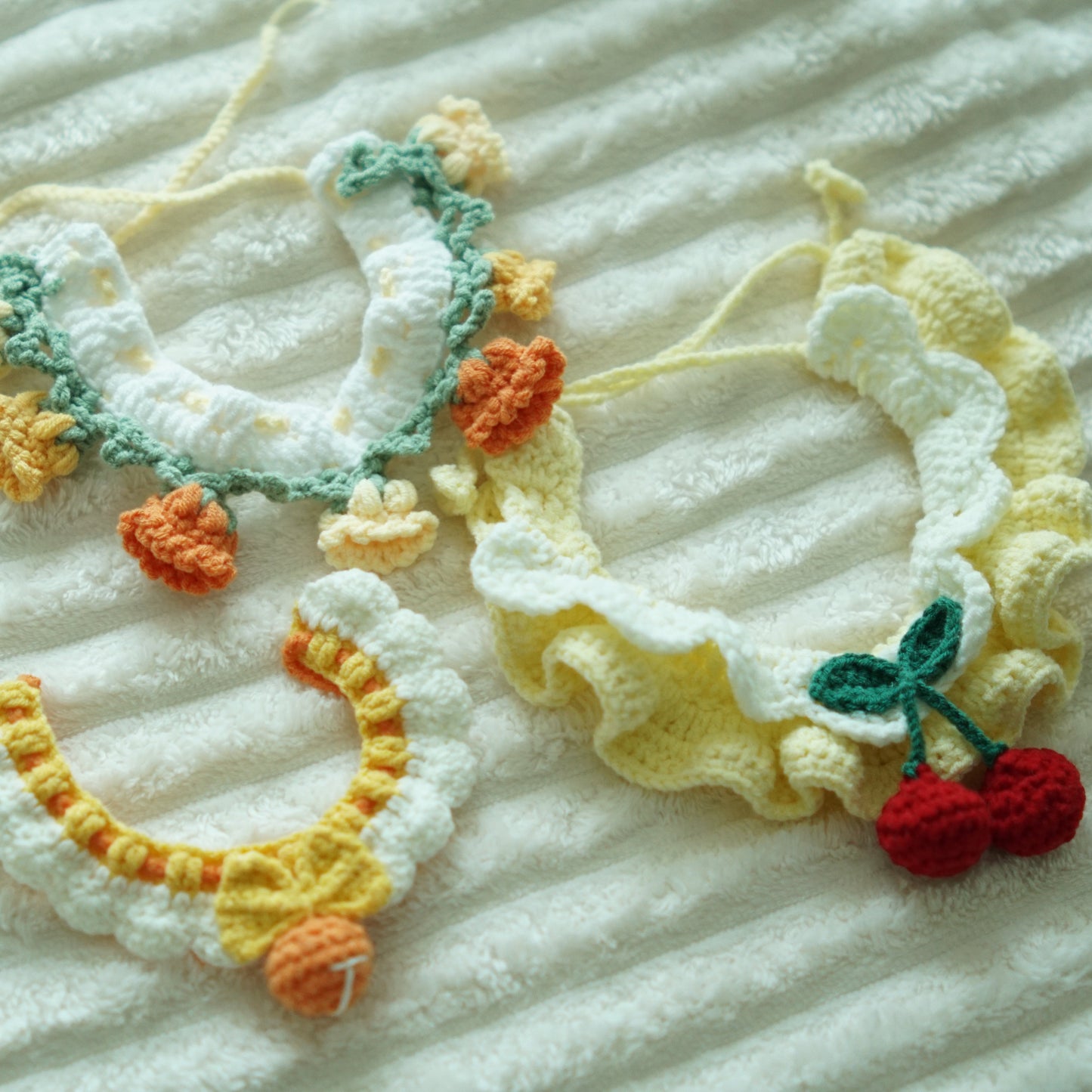 Hand Knit Cute Collar