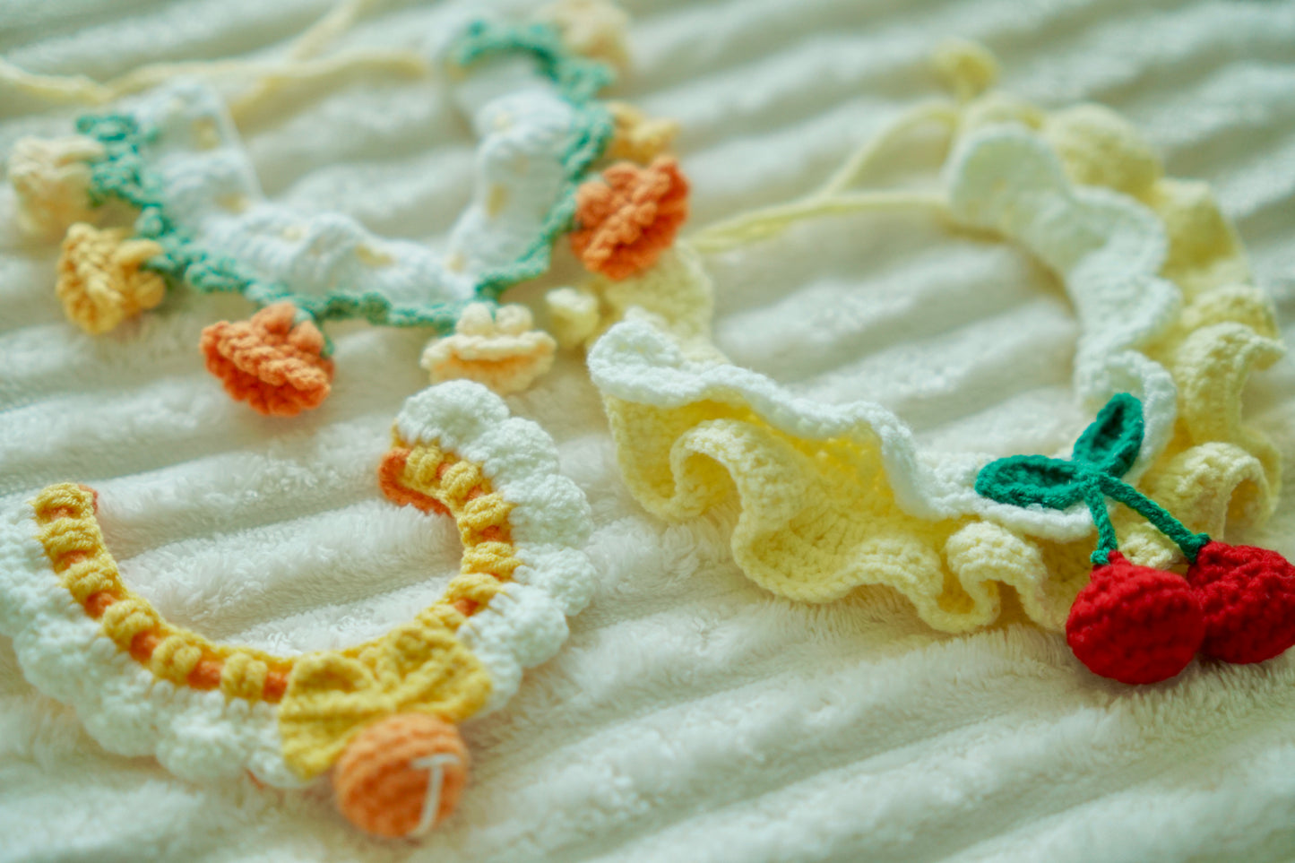 Hand Knit Cute Collar