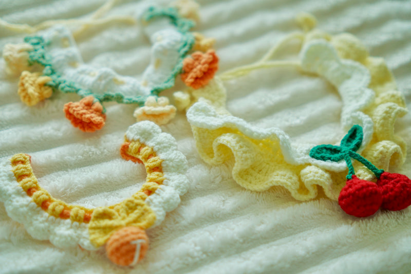 Hand Knit Cute Collar