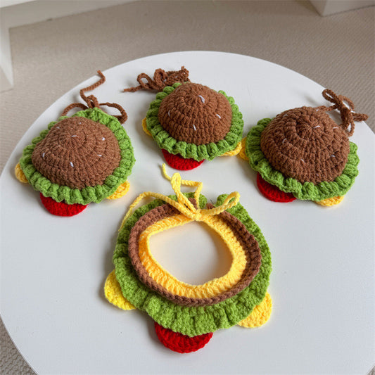 Hand Knit Burger Set