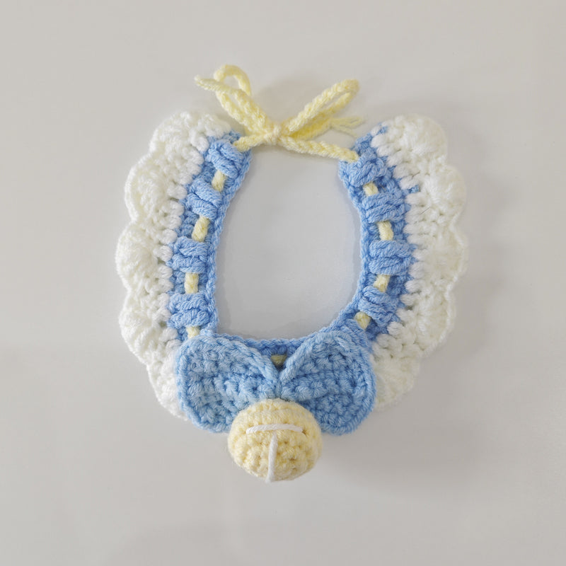 Hand Knit Blue Set3