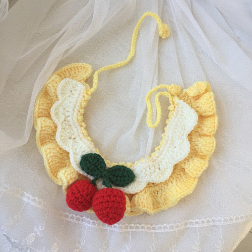 Hand Knit Cute Collar