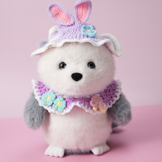 Hand Knit Bunny Set