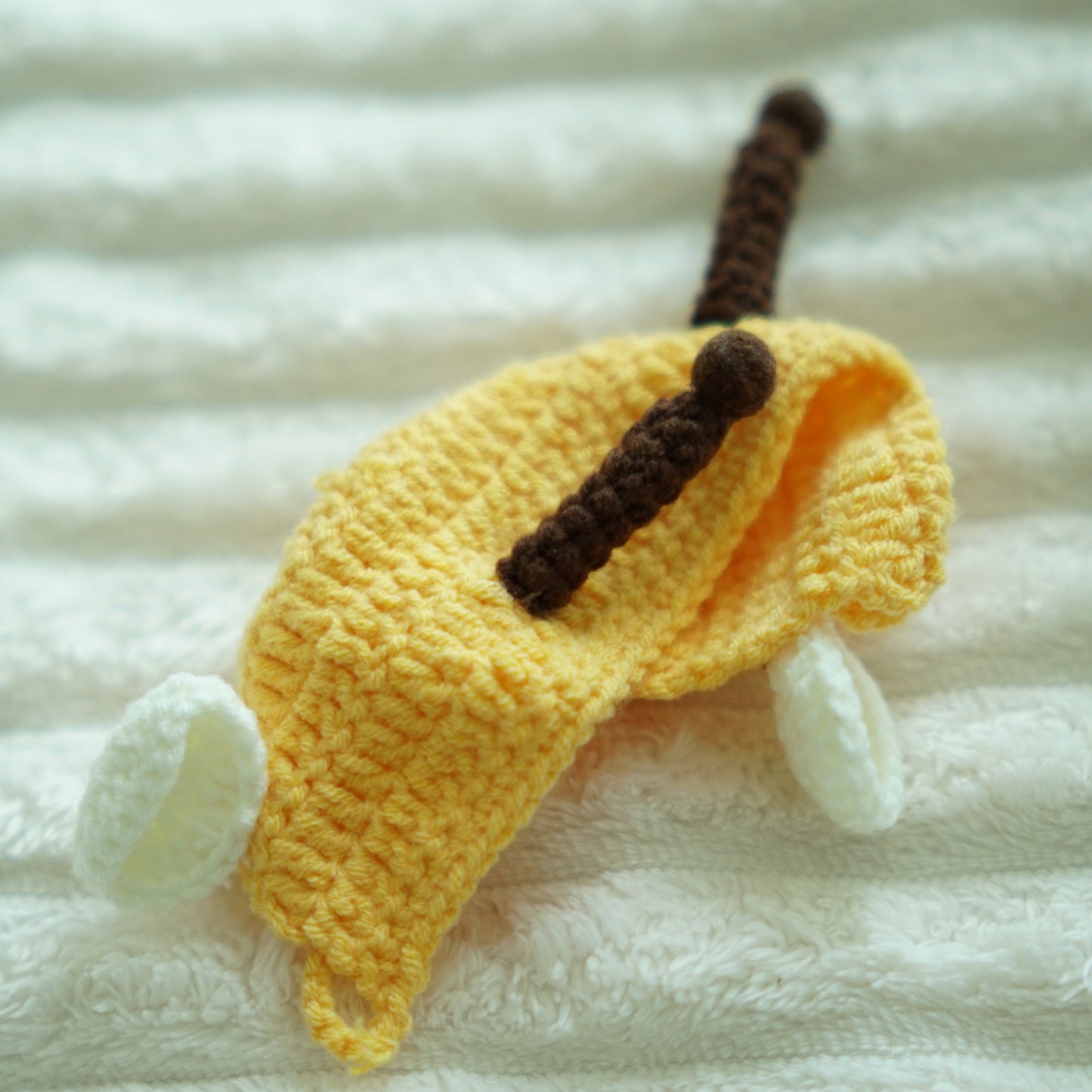 Hand Knit Bee Hat