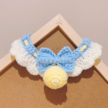 Hand Knit Blue Set