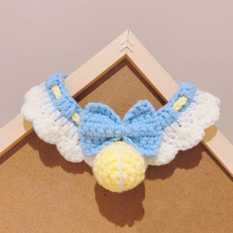 Hand Knit Blue Set2